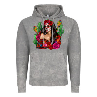 Cloud Rock mexico girl Vintage Hoodie - Zillion Design Studio