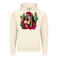 Vintage Artic mexico girl Vintage Hoodie - Zillion Design Studio