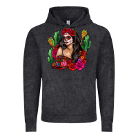 Vintage Black mexico girl Vintage Hoodie - Zillion Design Studio