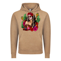 Mexico Girl Vintage Hoodie | Teevron