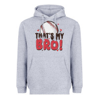 Heather Grey that's my bro Heavyweight Hoodie - MaliasSmallBusiness