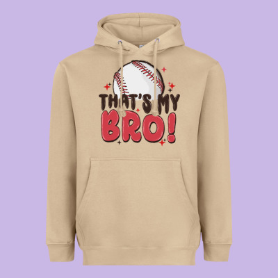 That's My Bro Heavyweight Hoodie Designed By Maliassmallbusiness