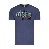 Vintage Denim he is risen indeed Vintage Tee - BarkalooDesign