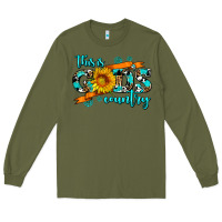 Army Green this is gods country sunflower Long Sleeve Tee - AdoDesignShop
