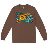 Chestnut this is gods country sunflower Long Sleeve Tee - AdoDesignShop