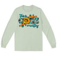 Matcha this is gods country sunflower Long Sleeve Tee - AdoDesignShop