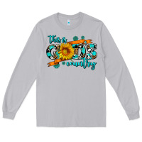 Moon Dust this is gods country sunflower Long Sleeve Tee - AdoDesignShop