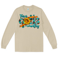 Mushroom this is gods country sunflower Long Sleeve Tee - AdoDesignShop