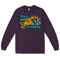 Plum this is gods country sunflower Long Sleeve Tee - AdoDesignShop