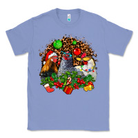 Colony Blue Christmas party and chickens Classic Tee - AdoDesignShop