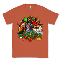 Copper Christmas party and chickens Classic Tee - AdoDesignShop