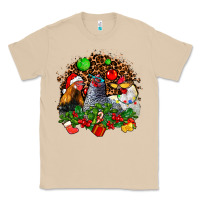 Mushroom Christmas party and chickens Classic Tee - AdoDesignShop