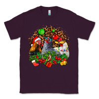 Plum Christmas party and chickens Classic Tee - AdoDesignShop