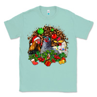 Seafoam Christmas party and chickens Classic Tee - AdoDesignShop