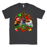Smoke Christmas party and chickens Classic Tee - AdoDesignShop
