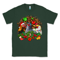 Sports Green Christmas party and chickens Classic Tee - AdoDesignShop