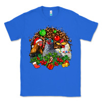 True Royal Christmas party and chickens Classic Tee - AdoDesignShop