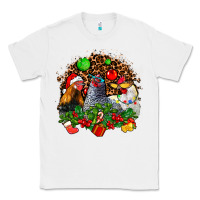 White Christmas party and chickens Classic Tee - AdoDesignShop