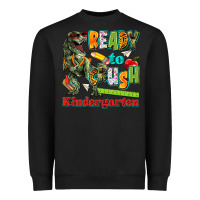 Black ready to crush kindergarten Heavyweight Sweatshirt - texasbilliewilder