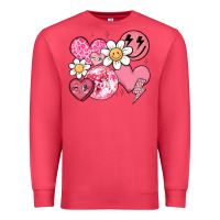 Cardinal retro valentines day Premium Sweatshirt - MaliasSmallBusiness