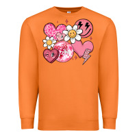 Carrot retro valentines day Premium Sweatshirt - MaliasSmallBusiness