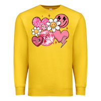 Lemon retro valentines day Premium Sweatshirt - MaliasSmallBusiness