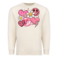 Sandshell retro valentines day Premium Sweatshirt - MaliasSmallBusiness