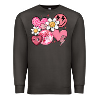 Smoke retro valentines day Premium Sweatshirt - MaliasSmallBusiness