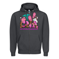 Smoke cna certified nursing assistant Zipper Hoodie - AdoDesignShop
