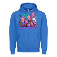 True Royal cna certified nursing assistant Zipper Hoodie - AdoDesignShop