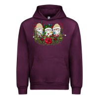Mauve Wine Christmas Gnomes Urban Hoodie - Bettercallsaul