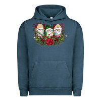 Pigment Midnight Navy Christmas Gnomes Urban Hoodie - Bettercallsaul