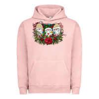 Pigment Salmon Christmas Gnomes Urban Hoodie - Bettercallsaul