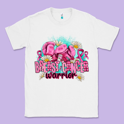Breast Cancer Warrior Classic Tee Designed By Adodesignshop