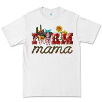 White farm mama with pigs Premium Tee - Artiststas