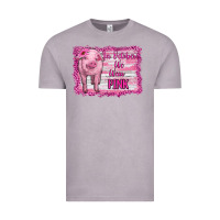 Vintage Zinc in october we wear pink pig Vintage Tee - RanaPortraitStore