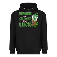 Black iced coffee and luck Heavyweight Hoodie - MaliasSmallBusiness