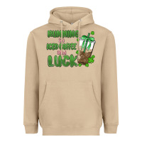 Mushroom iced coffee and luck Heavyweight Hoodie - MaliasSmallBusiness