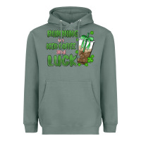 Sage iced coffee and luck Heavyweight Hoodie - MaliasSmallBusiness