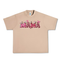 Burro pink flowers mama Urban Heavy Tee - Zillion Design Studio