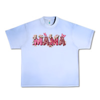 Grape Ice pink flowers mama Urban Heavy Tee - Zillion Design Studio