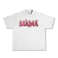 Lunar Rock pink flowers mama Urban Heavy Tee - Zillion Design Studio
