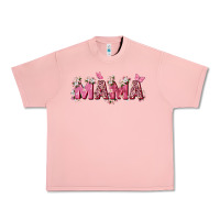 Salmon pink flowers mama Urban Heavy Tee - Zillion Design Studio