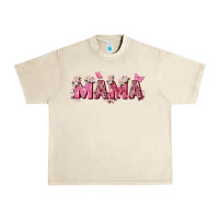 Sandshell pink flowers mama Urban Heavy Tee - Zillion Design Studio