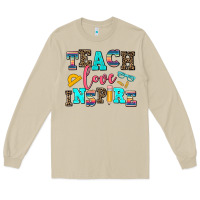 Mushroom teach love inspire Long Sleeve Tee - AdoDesignShop
