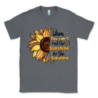 Charcoal Heather when you can't find the sunshine be the sunshine Classic Tee - JahusDesignShop