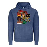 Vintage Denim i am black history Vintage Hoodie - texasbilliewilder