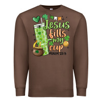 Chestnut st. patricks day jesus fills my cup Premium Sweatshirt - MaliasSmallBusiness