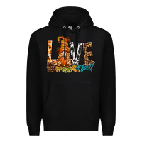 Black Love Fall Gnome Premium Hoodie - BundleAndBundleShop