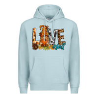 Blue Mist Love Fall Gnome Premium Hoodie - BundleAndBundleShop